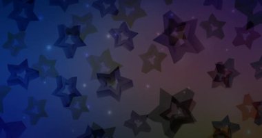 Gradyanı olan modern soyut animasyon. 4K döngü canlandırmalı slayt gösterisi