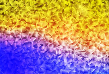 Açık Mavi, Sarı vektör çokgen çizimi. Çokgen tarzda tamamen yeni bir renk çizimi. İşiniz için en iyi üçgen tasarım.