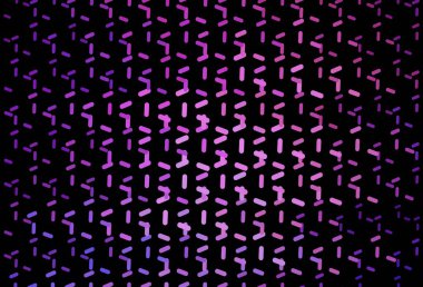 Koyu mor, renkli çizgileri olan pembe vektör dokusu. Bulanık arkaplanda gradyanı olan çizgiler. Meşgul web siteleriniz için şablon.