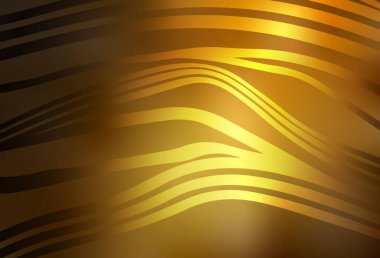 Çizgileri olan koyu turuncu vektör deseni. Eğri şekilli yepyeni renkli bir tasvir. Marka kitabı için şık bir desen.