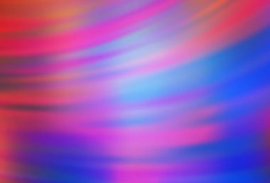 Açık mavi, kırmızı vektör şablonu. Soyut ve gradyan biçiminde geometrik çizim. Web siteniz için soyut tasarım.