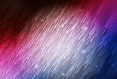 Lacivert, parlak çizgili kırmızı vektör arkaplan. Çizgilerle modern geometrik soyut çizim. Reklamınız, posteriniz, afişiniz için en iyi tasarım.