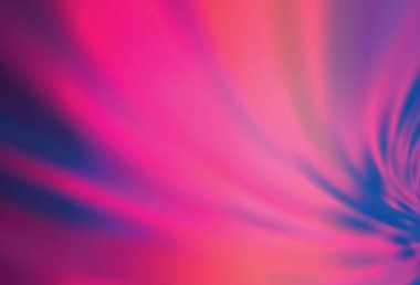 Açık Mor, pembe vektör bulanık şablon. Gradyan tasarımlı, soyut, ışıltılı çizimler. İşiniz için yeni tasarım.