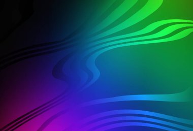 Dark Multicolor vektörü soyut parlak şablon. Soyut renkli gradyan çizimi. İşiniz için yepyeni bir tasarım..