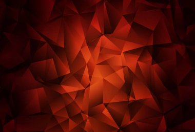 Koyu kırmızı vektör soyut mozaik desen. Origami stilinde gradyan ile yaratıcı geometrik illüstrasyon. Broşürünüz için yepyeni bir tasarım..