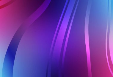Koyu pembe, mavi vektör renkli bulanık fon. Soyut ve gradyan renkte renkli çizimler. İşiniz için yepyeni bir tasarım..