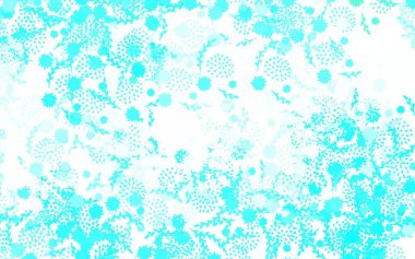 Açık yeşil vektör arkaplanında çiçekler ve güller var. Çiçeklerle süslenmiş soyut çizimler. Duvar kağıdı tasarımınız için yeni bir doku.