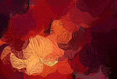 Kaotik şekilli koyu kırmızı vektör şablonu. Soyut tarzda rengarenk gradyan şekilleri olan bir resim. Kartvizitiniz için modern tasarım.