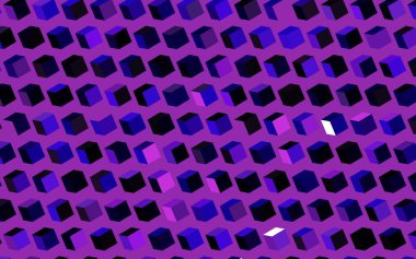 Koyu mor, dikdörtgenli pembe vektör arkaplan. Renkli dikdörtgenlerle modern soyut çizimler. Şablon bir arkaplan olarak kullanılabilir.