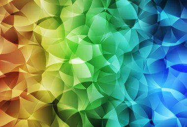 Açık Mavi, Sarı vektör çokgen çizimi. Gradyanı olan zarif parlak çokgen çizimi. Bir markanın arkaplanı için desen.