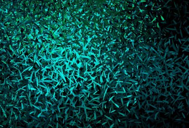 Koyu mavi, düz çizgileri olan yeşil vektör arkaplan. Keskin çizgili parlak renkli çizimler. Reklamlar, posterler, afişler için desen.