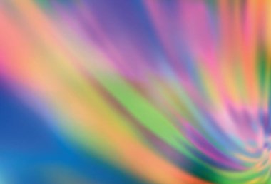 Açık Çokrenkli vektör soyut bulanık arkaplan. Parlak renkli bir illüstrasyon. Marka kitabınız için yeni biçim tasarımı.