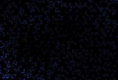 Çizgiler ve üçgenlerle koyu mavi vektör düzeni. Soyut üçgenli dekoratif tasarım. İniş sayfası için modern şablon.