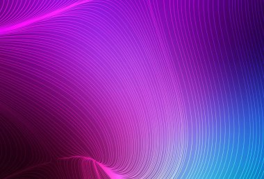 Açık pembe, keskin çizgileri olan mavi vektör deseni. Bulanık dekoratif tasarım basit bir şekilde çizgilerle. Güzel geçmişiniz için şablon.