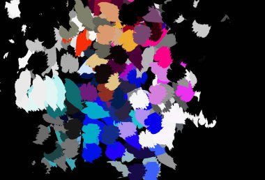 Rastgele şekilli koyu renkli vektör deseni. Soyut gradyan şekilli basit renkli çizimler. Bir cep telefonu için arka plan.