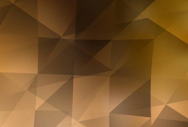 Light Orange vektörü soyut çokgen şablonu. Yarım ton şeklinde, üçgenli yaratıcı illüstrasyon. İş tasarımınız için yepyeni bir tarz.