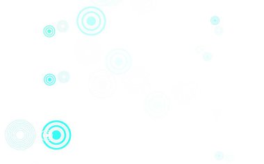 Kabarcıklı açık yeşil vektör arka planı. Parlak renkli soyut çemberlerin olduğu bir resim. İş ilanınız için tasarım.