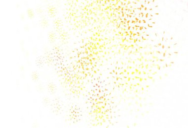 Açık Kırmızı, baloncuklu sarı vektör arkaplan. Renkli su damlaları olan modern soyut çizimler. Duvar kağıtlarının dokusu için desen.