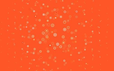 Lekeli açık kırmızı vektör arka planı. Doğa tarzında renkli baloncuklu soyut illüstrasyon. Güzel web siteleri için desen.