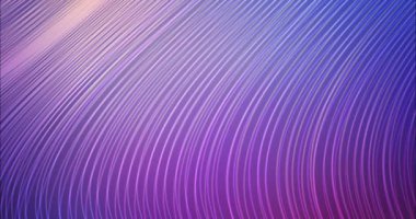 4K döngü açık mavi, parlak çizgili kırmızı görüntü.