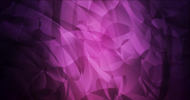 4K looping animasi ungu gelap dengan bentuk acak. — Stok Video