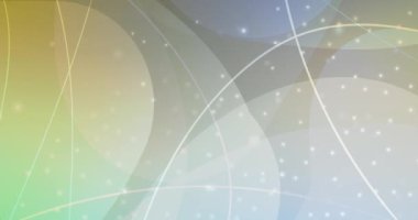 4K açık mavi, sarı renkli düz çizgileri olan video, noktalar.