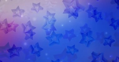 4K açık pembe, yapraklı mavi akış videosu.