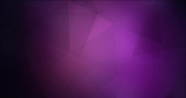 4K çokgen şekilli koyu mor video döngüsü.