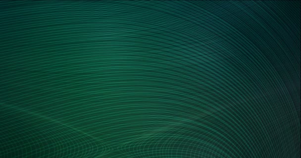 Muestra de vídeo verde oscuro en bucle 4K con líneas de colores. — Vídeos de Stock