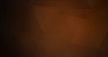 4K çokgen şekilli koyu kahverengi video döngüsü.