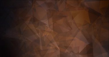 4K koyu kahverengi çokgen video görüntüsü döngüsü.