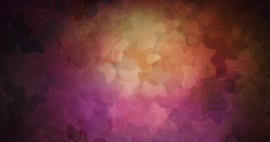 4K soyut şekilli koyu pembe, sarı renkli akış videosu.