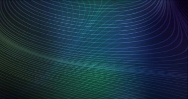 4K düz çizgili koyu mavi, yeşil video görüntüsü.
