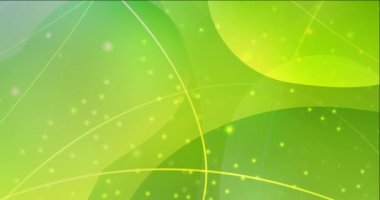 4K açık yeşil, düz çizgili sarı video görüntüleri, noktalar.