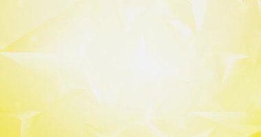 4K döngü açık sarı çokgen akış videosu.