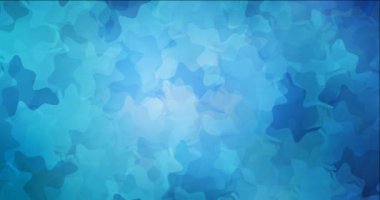 4K soyut şekilli açık mavi akış videosu.