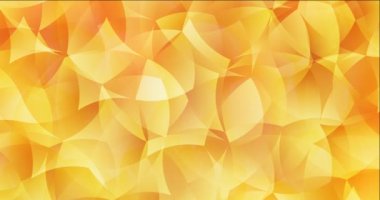 Memphis şekilli açık sarı video 4K döngüsü.