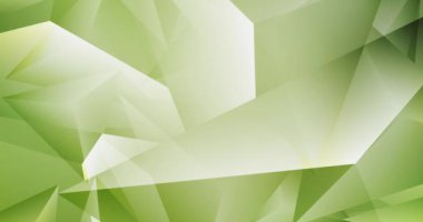 4K açık yeşil, çokgen malzemeli sarı video.