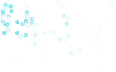Disklerle hafif BLUE vektör dokusu. Bulanık dekoratif tasarım baloncuklu soyut tarzda. Güzel web siteleri için desen.