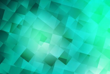 Açık yeşil vektör düzeni çizgiler, dikdörtgenler. Dikdörtgenli soyut gradyan çizimi. Reklamlar için desen.