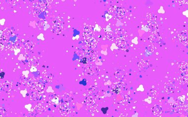 Açık pembe, rastgele şekilli sarı vektör deseni. Soyut tarzda rengarenk gradyan şekilleri olan bir resim. İşiniz için en iyi akıllı tasarım.