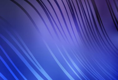 Bükülmüş çizgileri olan açık mor vektör dokusu. Eğilimli soyut bir çizim. Posterler ve afişler için iş tasarımı.