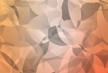 Light Orange vektör üçgeni mozaik arkaplan. Gradyanı olan üçgen geometrik örnek. Bir markanın arkaplanı için desen.