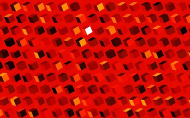 Koyu turuncu vektör düzeni çizgiler, dikdörtgenler. Renkli dikdörtgenlerle modern soyut çizimler. İş ilanları, broşürler, broşürler için desen