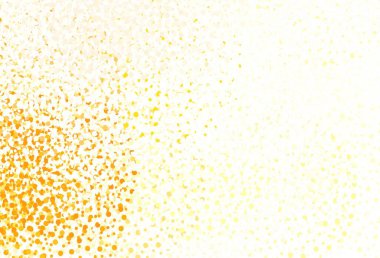 Dairesel hafif turuncu vektör şablonu. Soyut arka planda bulanık kabarcıklar ve renkli gradyan. Reklamlar, broşürler için desen.