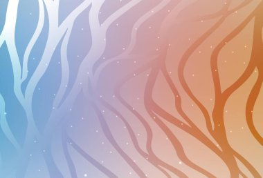 Açık mavi, çizgileri olan sarı vektör şablonu. Yaratıcı illüstrasyon, yarım tonlu ve eğimli. Web siteniz için soyut tasarım.