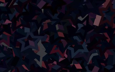 Çokgen şekilli koyu pembe vektör deseni. Doğa tarzında üçgenleri olan güzel bir çizim. Duvar kağıtları için zarif tasarım.