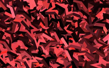 Koyu kırmızı vektör düzeni çizgiler, üçgenler. Üçgenli soyut gradyan çizimi. Web siteniz için basit tasarım.