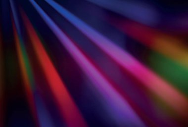 Koyu mavi, kırmızı vektör soyut parlak şablonu bulanıklaştırdı. Görüntü stili ve gradyanı olan yeni renkli çizimler. İş tasarımınız için yeni biçim.