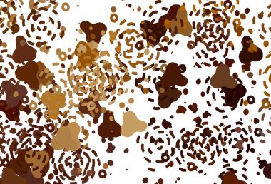 Rastgele şekilli açık sarı vektör deseni. Renkli rastgele şekillerle modern soyut illüstrasyon. Duvar kağıtları için zarif tasarım.